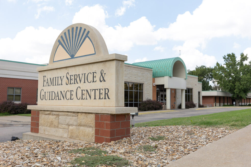 Family service and guidance center front sign